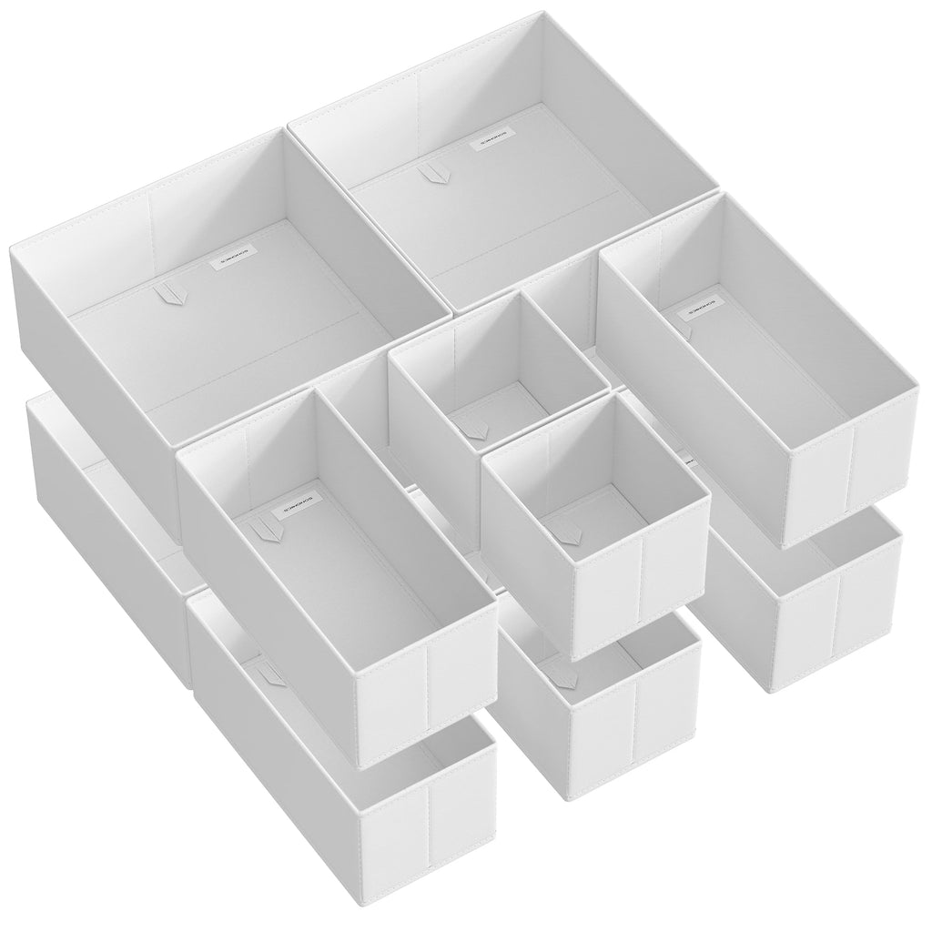 Juego de 12 Organizadores de Cajones Plegables